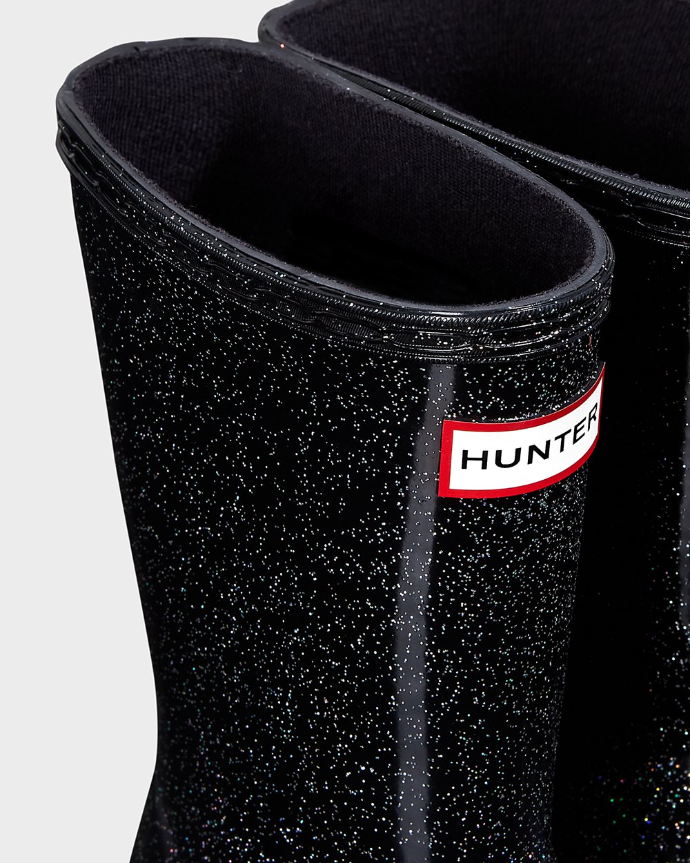 Kids Hunter Original First Classic Starcloud | Rain Boots Black Multicolor | NZ-30524-QESR